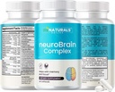 miNATURALS neuroBRAIN Complex Supplements for Help with Memory and Focus For Men, Women and Seniors, Vitamins and Bacopa, GABA, Grape Seed, Bilberry Fruit Extract, and more…