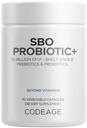 Codeage SBO Probiotics, 50 Billion CFUs Per Serving, Multi Strain Soil Based Organisms Blend and Organic Fermented Botanical Blend, Shelf-Stable, 90 Capsules