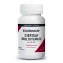 Kirkman - Multivitamine quotidienne sans vitamines A & D - 180 capsules - Multivitamine complète - Support minéral - Hypoallergénique