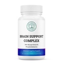 Complexe de soutien du cerveau - Supplément de soutien cognitif avancé avec Ginkgo Biloba, Bacopa Monnieri, Phosphatidylserine, Huperzine-A, St. John's Wort - 30 Ct