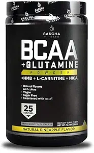 SASCHA FITNESS BCAA 4:1:1 + Glutamine, HMB, L-Carnitine, HICA.