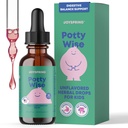 JoySpring Potty Wise Drops – Natural Constipation Relief for Kids & Toddlers – Elderberry, extrait de racine de réglisse, graines de fenouil et senna – supplément de mélange liquide végétalien sans sucre (1 fl oz) 30 portions