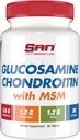 SAN Premium Glucosamine Chondroitin avec complexe MSM pour le soutien conjoint - Formule naturelle pour des articulations saines et la mobilité. 30 Services