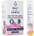 Sel de la Terre Premium Zero-Sugar Electrolyte - Fait avec le sel rose de l'Himalaya - Paquets de poudre d'hydratation