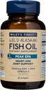 Wiley's Finest Wild Alaskan Fish Oil Peak EPA - Supplément Triple Strength Peak EPA & DHA - Huile de poisson de 1000mg - Oméga-3 pour le soutien sanitaire conjoint - 30 Softgels (30 portions)