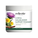 INSTITUT ECLECTIQUE Gel cru non-OGM Organic Liver and Gallbladder Support (en anglais seulement) Poudre d'aliments entiers avec chardon de lait, jus de betterave, dandelion, curcuma, cannelle (90 grammes)