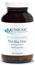 Metabolic Maintenance The Big One - Once Daily Iron-Free Multivitamin Mineral Supplement - Folate, B Vitamins, Biotin, Antioxidants + Vitamin K, Immune Support Nutrients Vitamin A + C (90 Capsules)
