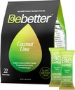 Bebetter Organic Electrolytes Powder Packets.com Mélange quotidien d'électrolytes.com Eau de coco biologique.com Pas d'arôme artificiel.com Packs sans sucre.