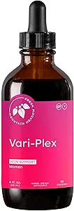 Mountain Meadow Herbs Vari-Plex - Soutien de la veine naturelle pour les femmes, favorise la circulation saine, capillaire et la santé de la veine, rapide à action extrait d'herbe liquide 4oz