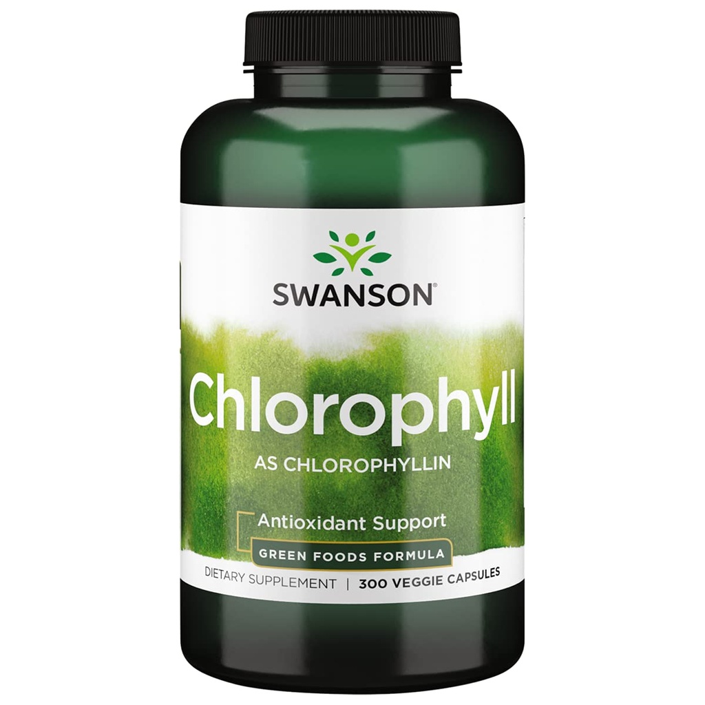 Swanson Veg Chlorophylle 60MG 300 Veg CAPS