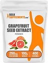 BulkSupplements.com Grapefruit Seed Extract Powder - Grapefruit Seed Supplements, Antioxidant Source - Herbal Supplement, Gluten Free, 250mg per Serving, 1kg (2.2 lbs) (Pack of 1)