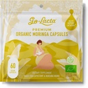 Go-Lacta® 100% Organic Moringa Capsules for Breastfeeding Moms - 60 Capsules - Pure Premium Postnatal Vitamins - Breastfeeding Supplements to Increase Milk Supply - Postpartum Vitamins for Women