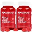 ProTKFU Gummes de vinaigre de cidre de pomme, 120 Compte Max Strength 1000mg Gummes de vinaigre de cidre de pomme avec vitamine B12 et B6, pour le métabolisme, la digestion, la désintoxication, la santé Gut & Immune, végétalien et non-OGM, sans gélatine