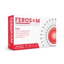 LCE Capsules de fer liposomiques – 30mg Fer élémentaire avec vitamine C – Supplément doux pour les femmes et les hommes – Capsules de végétalien faciles à avaler, 30 Compte