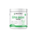 La poudre de superaliment bio d'immunité verte - adoucit la digestion, stimule la vitalité saine et l'énergie. Formule à action rapide avec probiotiques, enzymes, curcuma et ashwagandha (30 portions de menthe citronnée)