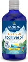 Nordic Naturals Arctic-D Cod Liver Oil, Lemon - 8 oz - 1060 mg Total Oméga-3s + 1000 UI Vitamine D3 - EPA & DHA - Heart, Brain, Bone, Immune & Mood Support - Non-OGM - 48 portions
