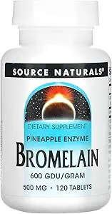 Source Naturals Bromelain 500 mg, 120 Nombre