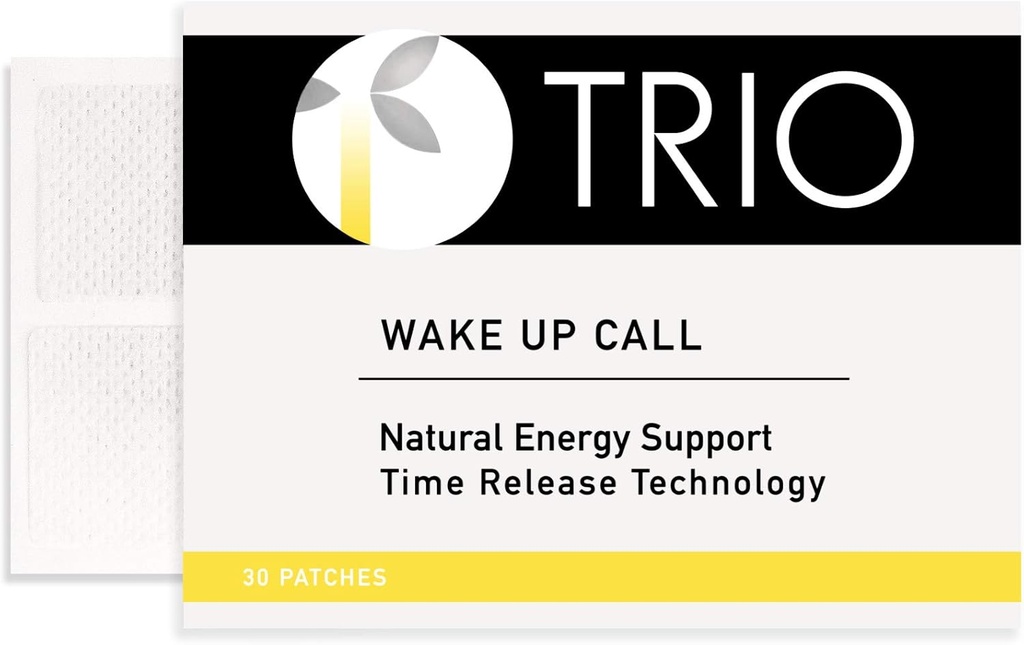 Trio Wake Up Call Patches - B12 Energy Blend pour alerte mentale (30 Patches)