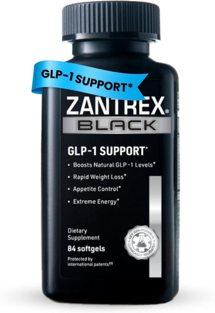 Zantrex Black – Boost naturellement GLP-1 & Metabolism Support