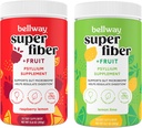 Poudre Super Fibre Bellway + Fruits, Sans Sucre Psyllium Bio Poudre Poudre Fibre Supplément pour la régularité, Bloating Relief & Gut Health, Non-OGM, Plant-Based, Raspberry Lemon & Citron Lime