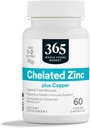 365 par Marché des aliments entiers, Zinc chélaté, 60 CT