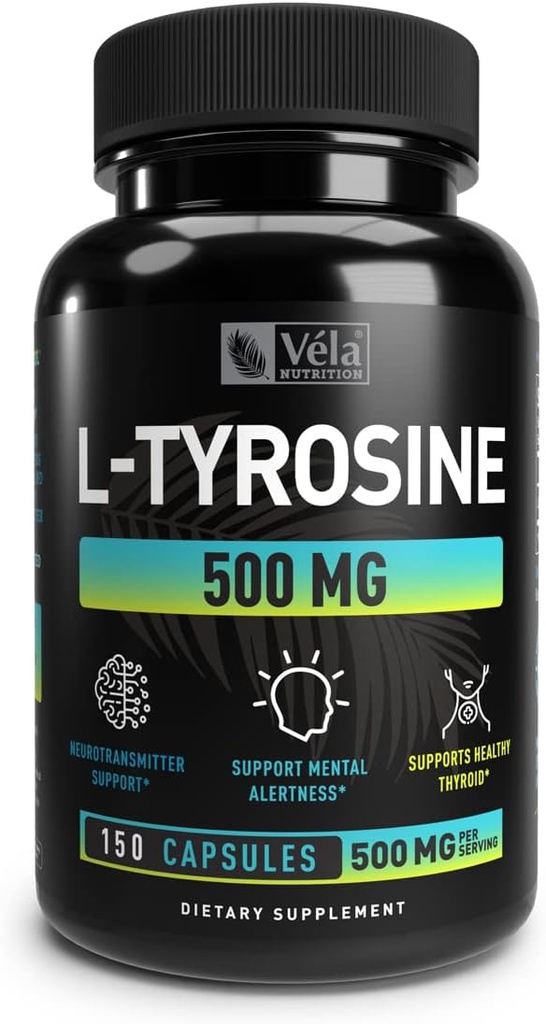 Gélules de L-Tyrosine: 500mg par portion