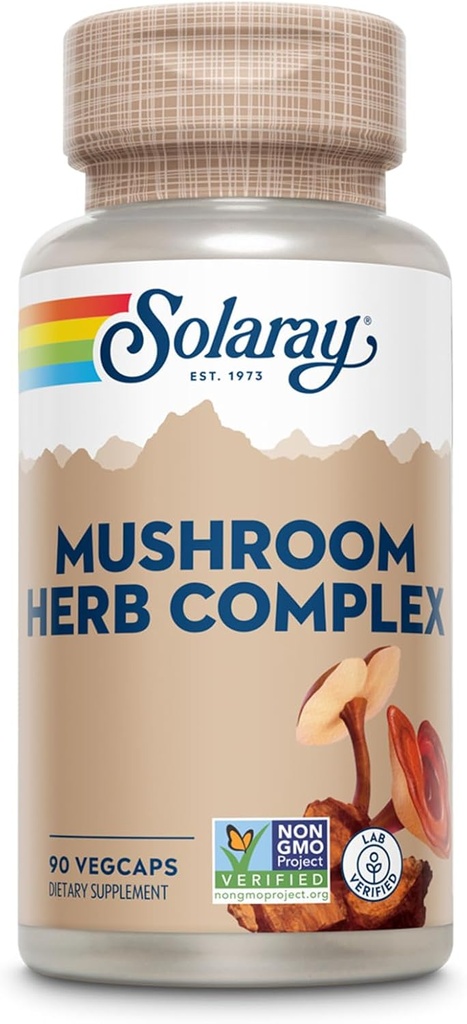 SOLARAY Supplément complexe d'herbes de champignons