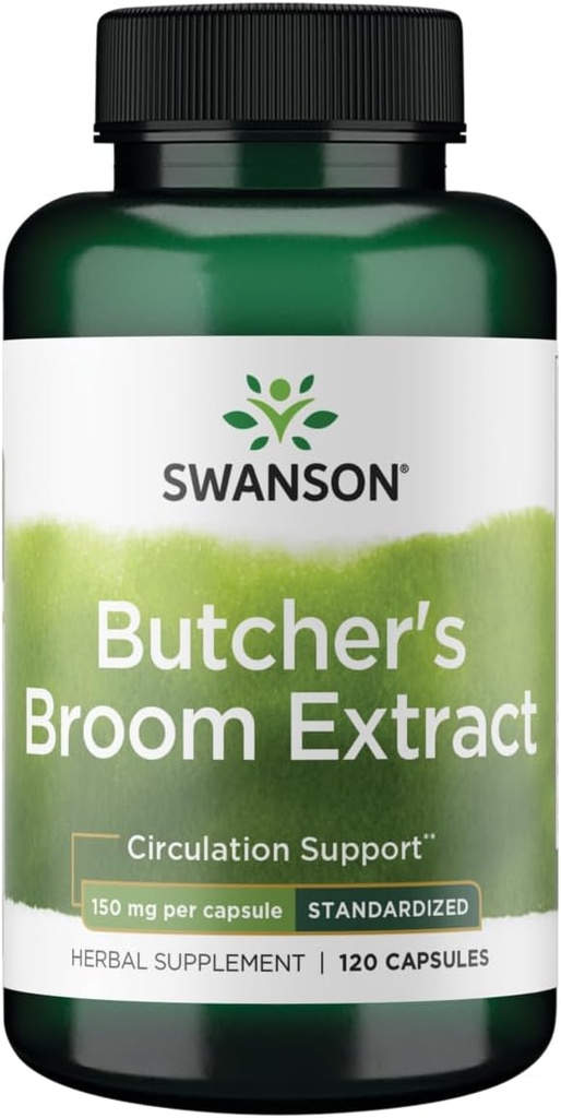 Swanson Boucher's Broom (normalisé) 150 Milligrammes 120 Capsules
