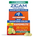 Zicam Zinc Cold Remedy RapidMelts Comprimés à dissolution rapide Saveur citron-Lime avec Echinacea 25ct