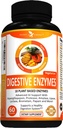 Potent Garden Enzymes digestifs -18 Enzymes à base de plantes avec amylase lipase bromelain Protease lactase et autres Enzymes - Une pilule pré-repas soutient la digestion saine et l'absorption nutritive 60 Caps