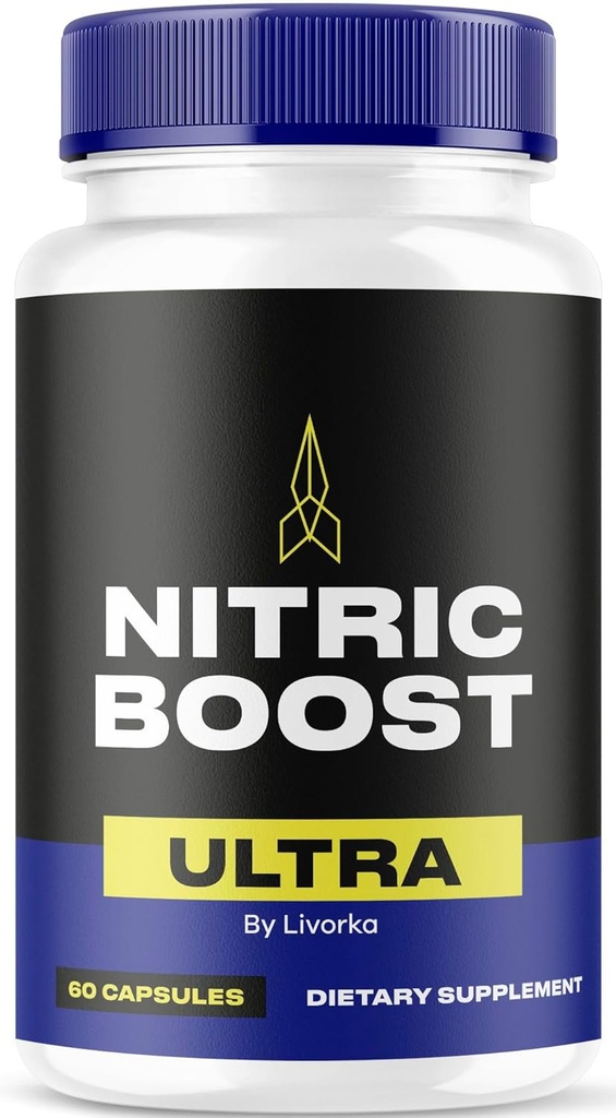 1 Pack - NitricBoost Ultra Capsules, NitricBoost Ultra Advanced Formula, 60 Capsules pendant 1 mois