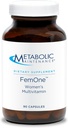Maintenance métabolique FemOne - Multivitamines pour femmes avec fer biodisponible, folate actif, B12, antioxydants, vitamine D + biotine, soutien à la santé reproductive + immunitaire (90 capsules)