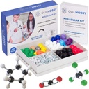 Lessons in Chemistry Model Kit - Old Nobby 240 Pc Molecular Set Organic Chemistry for Students - Complete Molecular Model Kit for STEM, Visualizing Atoms, Bonds and Structures