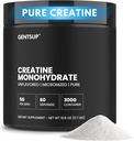 Creapure Poudre monohydratée de créatine – Sans saveur, 5000mg, 60 portions – stimuler la croissance musculaire, la force, la performance et la santé cérébrale – non-OGM, sans gluten, HPLC testé, certifié NSF
