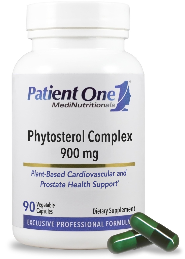 Patiente One Phytostérol Complex 900 mg Un supplément pour soutenir la santé cardiaque et le métabolisme lipidique sain*