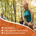 Alimentations Vitamine D3 (Cholecalciferol) - 5 000 UI, 360 Softgels - Supplément de soutien à la santé des os et à l'immunité, Booster d'humeur - Halal, Kosher - 360 Comte (paquet de 1)