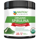 Premium en poudre de spiruline biologique USDA - Spiruline biologique d'algues vertes bleues de Californie et d'Hawaii – 100% végétalien et végétalien, non-OGM, non irradié – Le meilleur super aliment vert pour les smoothies!