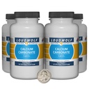 Carbonate de calcium / 2 livres / 4 bouteilles / 97,55 % Pure Food Grade/fin poudre