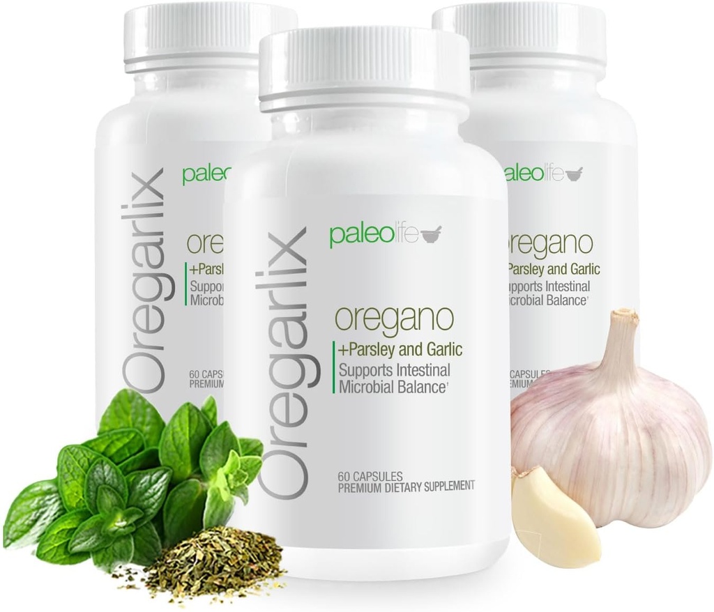 Oregarlix Premium. Supplément Santé Gut. Équilibre microbien avec les prébiotiques premium - Aidez à maintenir de bonnes bactéries en bonne santé et en croissance - 100% naturel (3-pack)