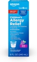 Soins de base Enfants Allergie, 24 heures Loratadine Solution orale 5 mg/5 mL, Antihistaminique non somnolente, Arôme de raisin, 2 ans et plus, 8 fl oz (paquet de 1)