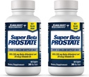 SUPER BETA PROSTATE Supplément de soutien pour la santé des hommes - Réduire les voyages dans les salles de bains, favoriser le sommeil, mieux vider la peau et la prostate saine, Beta Sitostérol - 60 comtes (paquet de 2)