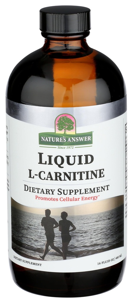 Nature's Answer Liquid L-Carnitine Raspberry saveur 1200 mg 16-Fluid Ounces supplément alimentaire énergie cellulaire