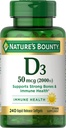Bounty Vitamine D 2.000 UI Softgels de la nature