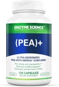 Enzyme Science Pea + Curcumine curcumine curcumine supplémentaire pour le soutien physiologique aide à soutenir les systèmes nerveux, immunitaires et musculaires - 120 capsules