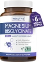 Absorption haute Capsules de bisglycinate de magnésium - Supplément de magnésium tamponné et chélaté validé cliniquement - 1 Capsule végane quotidienne avec lab Verified Gentle 200mg Servant (6 mois d'approvisionnement)