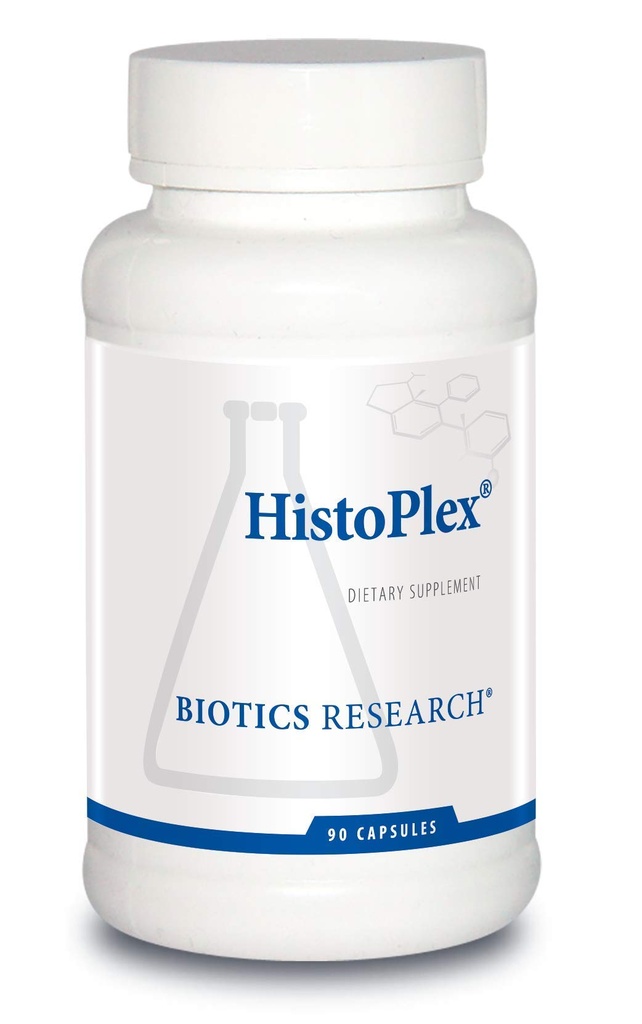 Recherche en biotique HistoroPlex naturel anti-histamine, mélange propriétaire d'herbes, extrait de feuille d'olive, support d'allergie, Immune Booster 90 Capsules