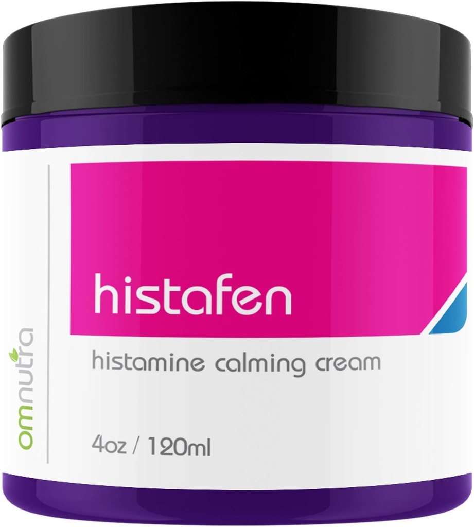 Crème calmante anti-histaminique Histafen - Crème anti-histaminique 4 oz Lotion de guérison intensive extra-forte Crèmes pour adultes et enfants avec faible diamine Oxidase Dao Enzyme Syndrome de Mast