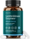 Potent Lumbrokinase Supplement 40mg/Servage (Max Activity - 800 000 unités) - Capsules d'enzymes de lumbrokinase pour le soutien énergétique, la digestion, la détox, la cognition et la santé Gut - similaire à la nattokinase