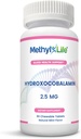 Methyl-Life® Hydroxy B12 Comprimés sublinguals – Complément en vitamine B12 doux pour l'énergie quotidienne et le soutien cellulaire – Vegan, non-OGM, gluten et top 14 sans allergènes