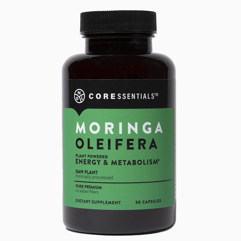 NGL Moringa Capsules 1300mg | Pure Raw Moringa Oleifera Superfood Dietary Supplement | 90 Capsules